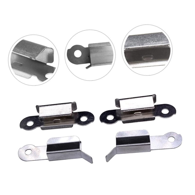 4Pcs Heavy Duty Stainless Steel 3D Printer Glass Bed Platform Clamp Easy Install Fixing Clips - Image 5